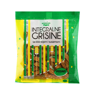 Integral grissini 70 g Premium Food