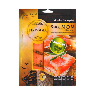 Smoked Mediterranean salmon 100 g Finissima