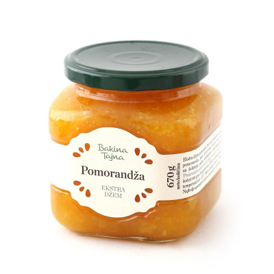 Homemade orange jam 670 g Bakina tajna