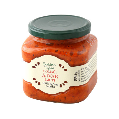 Homemade ajvar hot 550 g Bakina tajna