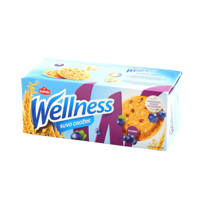 Wellness biscuits raisins 210 g Bambi