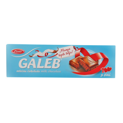 Galeb milk chocolate 250 g Pionir