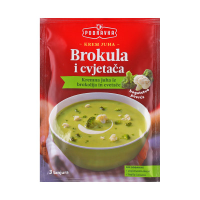 Broccoli and cauliflower soup 66 g Podravka