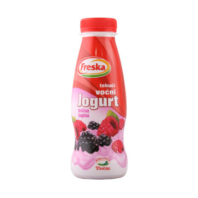 Freska fruit yogurt raspberry-blackberry 330 g Vindija