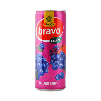Bravo blueberry 0.25 l can