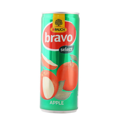 Bravo apple 0.25 l can