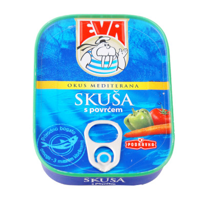 Eva mackerel with vegetables 100g