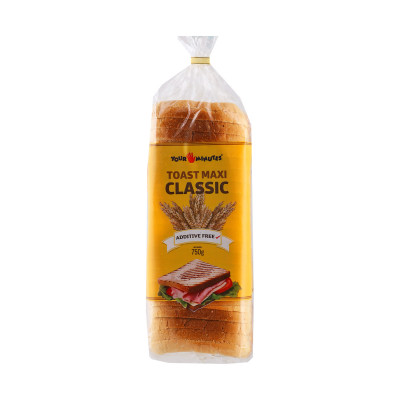 Toast bread maxi classic 750 g Tvojih 5 Minuta