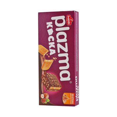 Plasma cube topped with milk chocolate 135 g Bambi