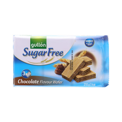 Sugar-free wafers with chocolate 210 g Gullon