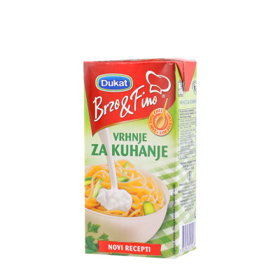 Cooking sour cream 500 g Dukat