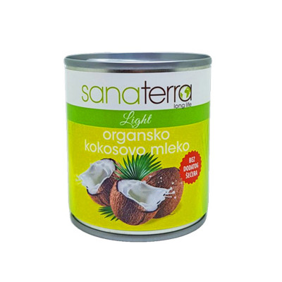 Organic coconut milk 200 ml Sanaterra