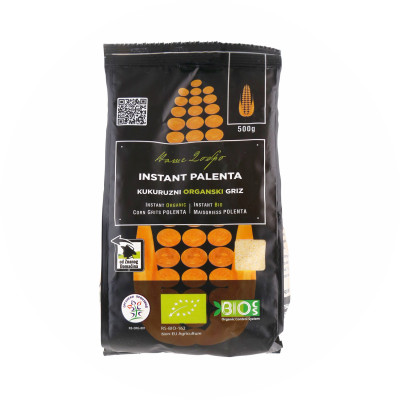 Organic corn instant polenta 500 g Nase Dobro