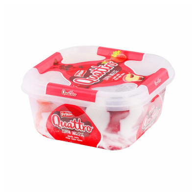 Quattro strawberry, vanilla and cherry - zuppa 1650 ml Frikom