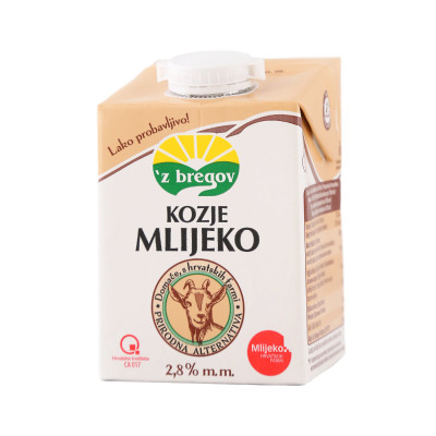 Goat milk 2.8% mm 0.5 l Zbregov