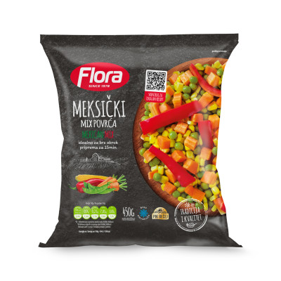 Mexican salad 400 g (frozen) Flora