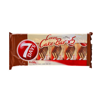 7 Days cake bar coated cocoa 5x32 g