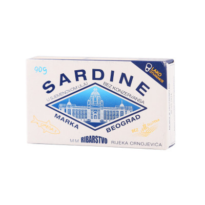 Sardines in seed oil 105 g Belgrade