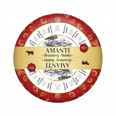 Cheese 50% fat with strawberries 4.5kg Daily Dairy