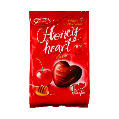 Honey cherry heart 150 g Pionir