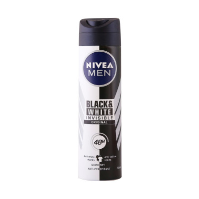 Deodorant invisible black & white men 150 ml Nivea