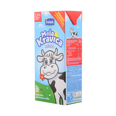 Milk Kravica 2.8% milk fat 1 l without stopper Imlek