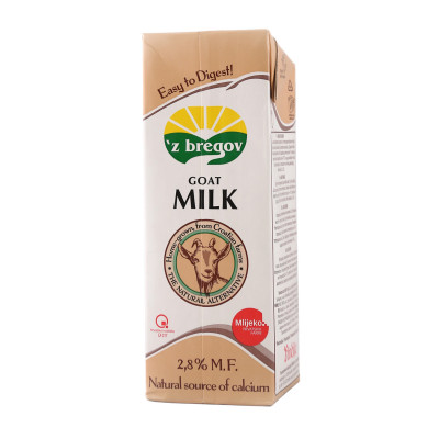 Goat's milk 2.8% m.f. 1 l Zbregov