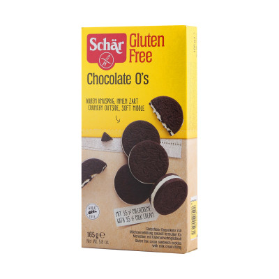 Chocolate biscuit with cream filling (gluten free) 165 g Schar