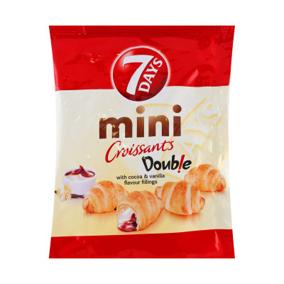 7 Days croissant mini double cocoa and vanilla 185 g