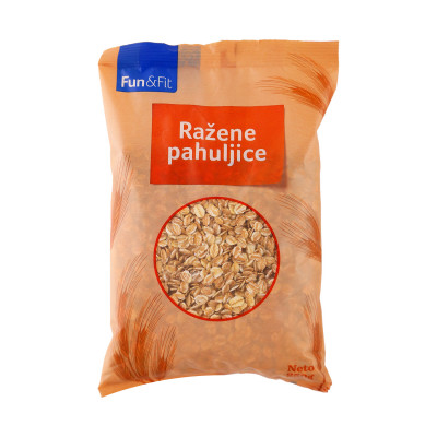 Rye flakes 250 g Fun & Fit Company