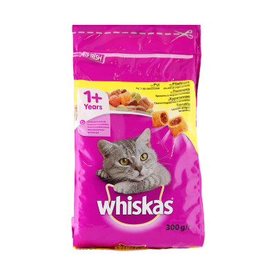 Whiskas brik, kitten chicken mini croquettes 300 g