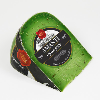 Amanti cheese 50% mm with green herbs 50% Daily Dairy
