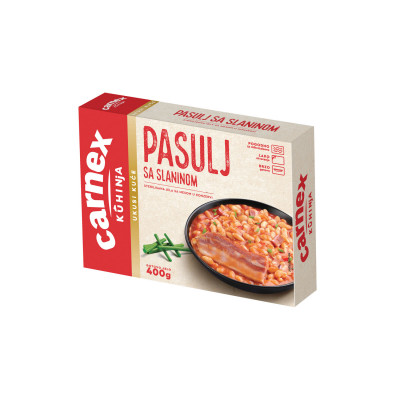 Beans with bacon 400 g Carnex foil
