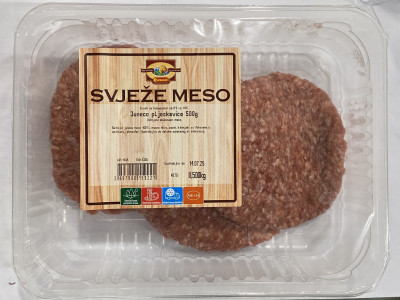 Beef patties 500g Goranovic