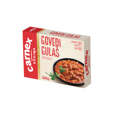 Beef stew 400 g Carnex foil