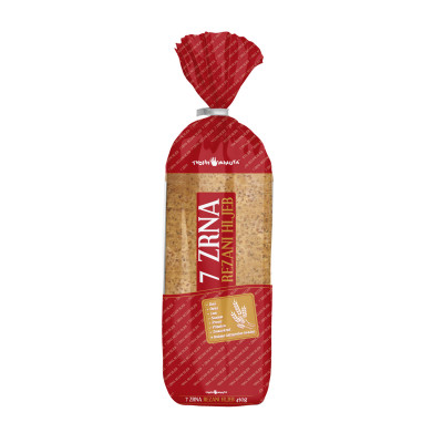 Bread 7 grains sliced ??450g Your 5 minutes