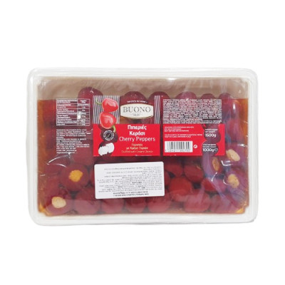 Cherry pepper stuffed with cream cheese 1.3 kg Buono