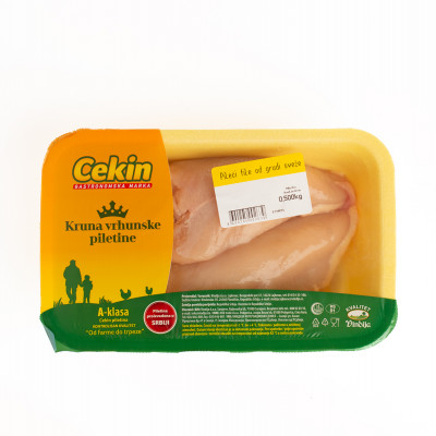 Chicken breast fillet 500g (fresh) Map  Cekin  Serbia