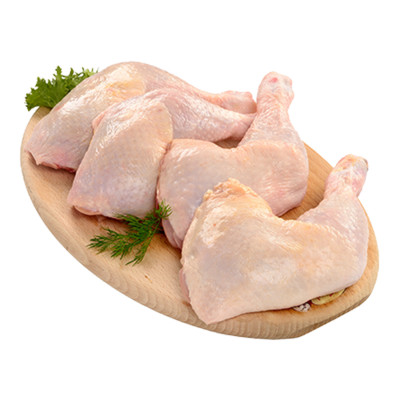 Chicken drumstick and carabat. (fresh) Cekin