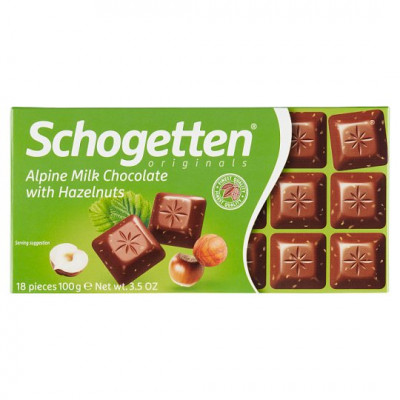 Chocolate with hazelnuts 100g Schogetten