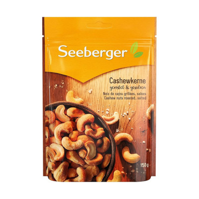 Cholesterol-free salted cashew nut 150g Seeberger