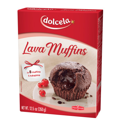 Dolcela lava muffins 350g Podravka