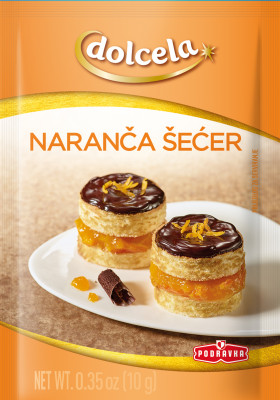 Dolcela orange sugar 10g Podravka