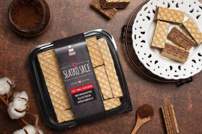 Wafer cake 350g Slatko Srce