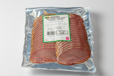 Dry smoked pork loin sliced vacuum 100g Martex