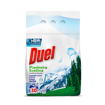 Duel laundry detergent comp. 2.7 kg of mountain freshness