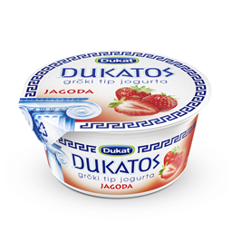 Dukatos yogurt strawberry 150g Dukat