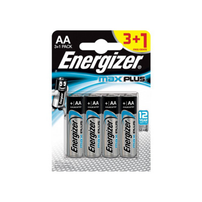 Energizer base aa fsb4 3 + 1 alkaline batteries promo pack