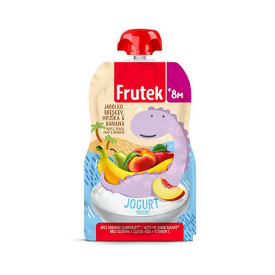 Frutek Porridge Pouch-Peach Yogurt 100g Fructal