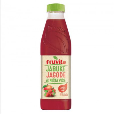 Fruvita just fruit apple strawberry 750ml
